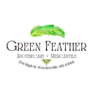 green feather logo